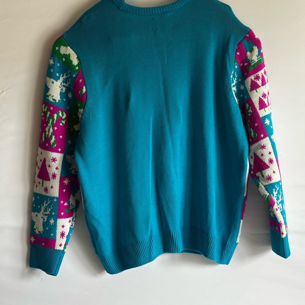 Party Sweater Ugly Christmas Festive Design SZ 2XL - Picture 10 of 14